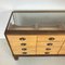 Vintage Oak Shop Counter with 16 Drawers, 1930s 5