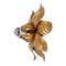 Mid-Century Italian Gilded Iron Flower Sconces, 1970s, Set of 2, Image 14