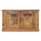 19th Century English Country Painted Oak Dresser Base, Image 1