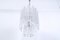 Lámpara de araña de cristal de Murano de Venini, años 70, Imagen 6