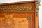 Antike schwedische Kommode mit Intarsien & Marmorplatte 9