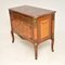 Antique Swedish Inlaid Marquetry Commode with Marble Top, Image 4