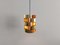 Facet-Pop Pendant Lamps by Louis Weisdorf for Lyfa, Denmark, 1960s, Set of 2, Image 4