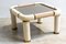 Brass and Glass Coffee Table by Tommaso Barbi, 1970s, Image 1