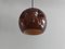 Large Brown Murano Glass Pendant Lamp from Peill & Putzler, Germany, 1960s 2
