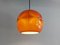 Grande Lampe à Suspension en Verre de Murano Marron de Peill & Putzler, Allemagne, 1960s 5