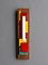 Mid-Century Enamelled Metal and Wood Abstract Relief 1