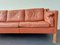 Leather Model 2213 3-Seater Sofa by Børge Mogensen for Fredericia, Denmark, 1962 3