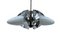 Bauhaus Style Chrome Ceiling Lamp, 1970s 4