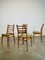 Beech Side Chairs, 1960s, Set of 4 2