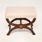 Tabouret Antique avec Cadre en X 1