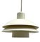 White Artichoke Ceiling Lamp in Van Poulsen Style 1