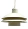 White Artichoke Ceiling Lamp in Van Poulsen Style, Image 1