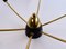 Spider Ceiling Lamp in the Style of Stilnovo, 1950s 9