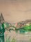 Camille Hilaire, Landscape of Metz, años 60, Litografía, Enmarcado, Imagen 10