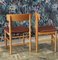 Danish Oak and Leather Model 250 Chair from Farstrup Møbler, Set of 4 3