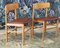 Danish Oak and Leather Model 250 Chair from Farstrup Møbler, Set of 4 7