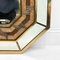 Mid-Century Hollywood Regency Brass and Bamboo Octagonal Mirror in the style of Gabriella Crespi 7