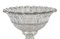 Large French Handmade Crystal Glass Vase or Centerpiece, 1920s, Image 11