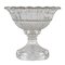 Große französische handgefertigte Kristallglas Vase oder Tafelaufsatz, 1920er 2