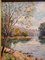 Yetivar Kaprielian, La Seine à Lavacourt à Contre-Jour, 20th-Century, Oil on Canvas, Framed 3