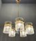 Mid-Century Italian Murano Glass Rod Chandelier, 1980s 5