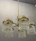 Mid-Century Italian Murano Glass Rod Chandelier, 1980s 4