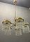 Lámpara de araña italiana Mid-Century de cristal de Murano, años 80, Imagen 9