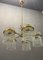 Mid-Century Italian Murano Glass Rod Chandelier, 1980s 9