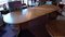 Großer ovaler Esstisch mit 3 Ausziehplatten aus massiver Eiche, Dänemark 2