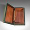 Antique Italian Leather Desk Box, 1920s 10