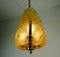 Mid-Century Brass Amber Glass Pendant Lamp by Carl Fagerlund, 1960s, Image 5