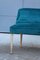 Italian Green Velvet Piccolo Sofa, 1950s, Image 9