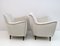 Mid-Century Modern Velvet Armchairs from Isa, Italy, 1950s, Set of 2, Image 4