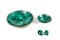 Malachite Vide Poche Bowl and Eggs, 1970s, Set of 4 4