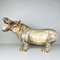 Grande Sculpture Hippopotame en Céramique de Bassano, Italie, 1980s 11