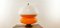 Lámpara de mesa era espacial en naranja y blanco de Lume, Imagen 5