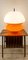 Space Age Orange and White Table Lamp from Lume 1