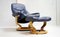 Sessel mit Fußhocker von Ekornes für Stressless, 1975, 2er Set 5