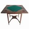 Green Tapestry Wooden Poker Table, Image 1