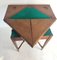 Green Tapestry Wooden Poker Table 23