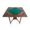 Green Tapestry Holz Pokertisch 10