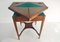 Green Tapestry Wooden Poker Table 22