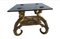 Tavolino antico in ferro battuto con putti, Spagna, anni '20, Immagine 5