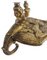 Goldener Cherub Tisch mit Rauchglas und Bronze Ornamenten 8