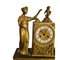 19th Century French Ormolu Gilt Bronze Mantel Clock, Image 2