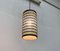Lámpara colgante minimalista Mid-Century perforada, años 60, Imagen 13