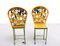 Hand-Painted Childrens Table and Chairs, India, 1993, Set of 3 8