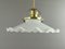 French Ceiling Lamp with Brass Ceiling Rosette, Image 1