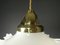 Lámpara colgante con rosetón de techo de latón, Imagen 5